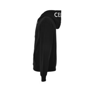 Alternative view of Celine Capuchon Logo Zip Up Black