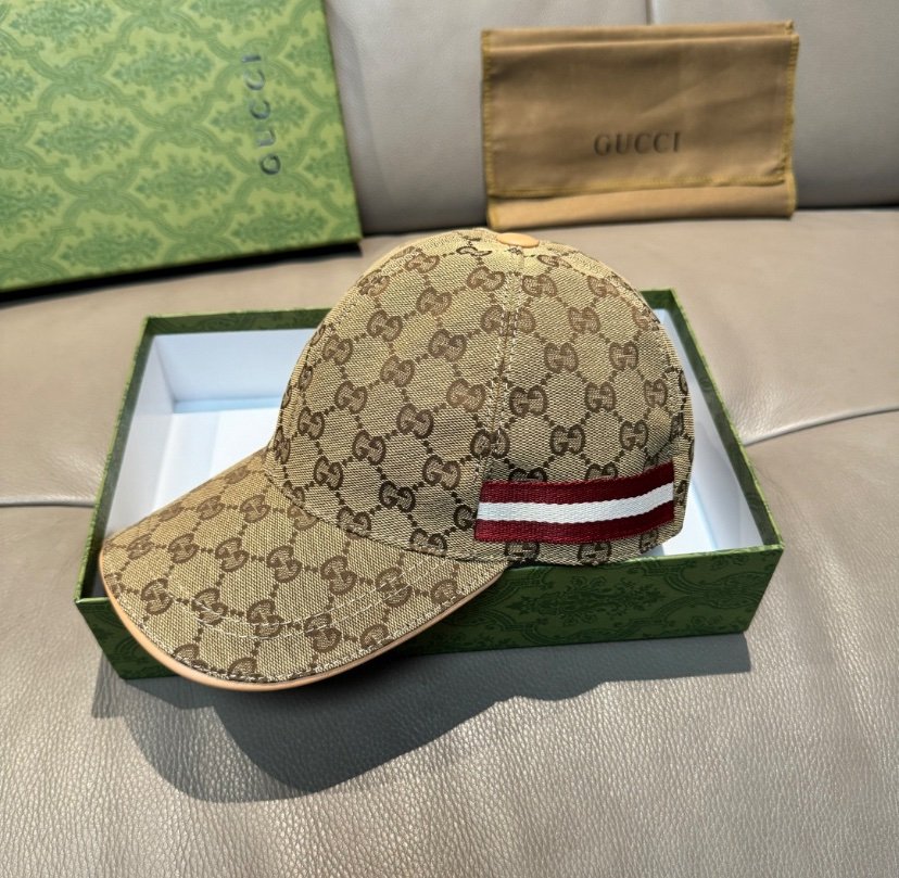 Gucci GG Baseball Cap Limited Edition Red White - Afbeelding 3