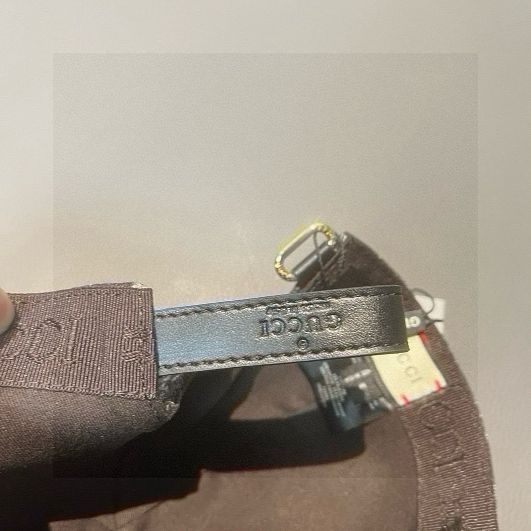 Gucci GG Supreme Baseball Cap Black White - Afbeelding 5