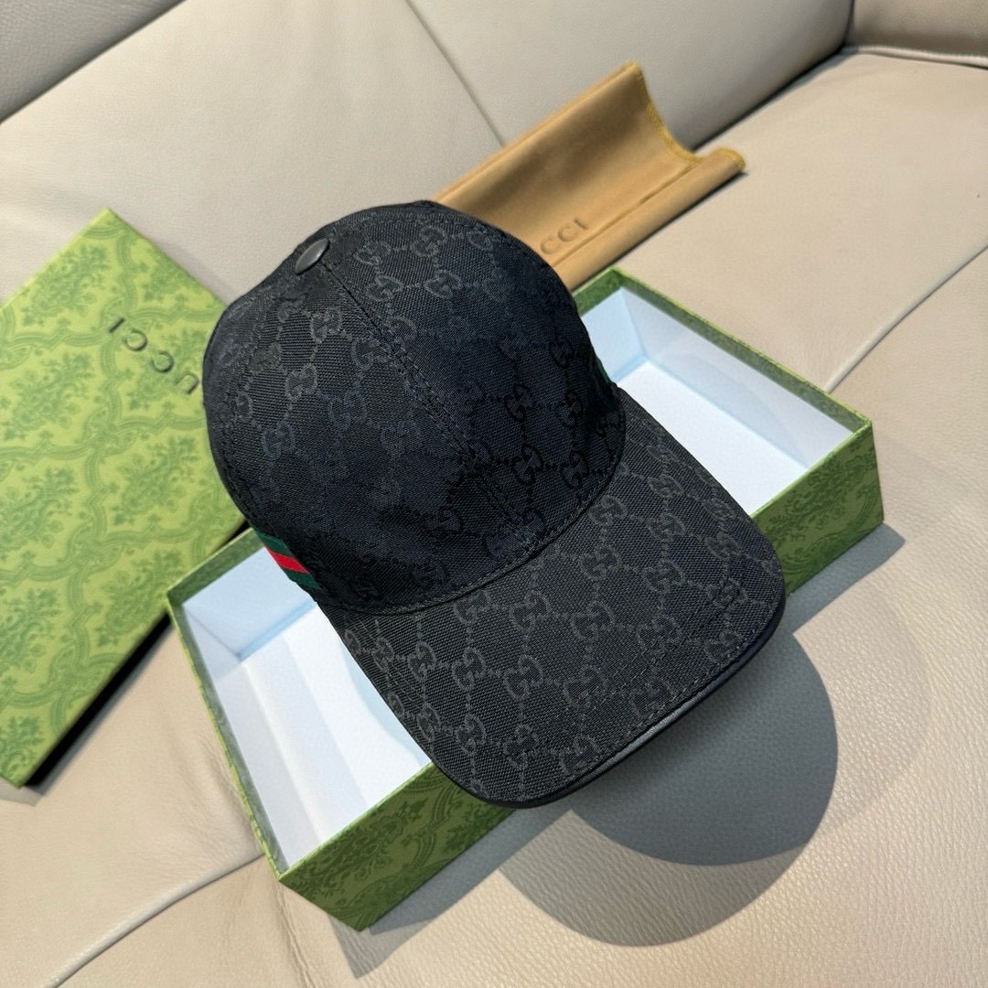 Gucci GG Canvas Baseball Cap Black - Afbeelding 3