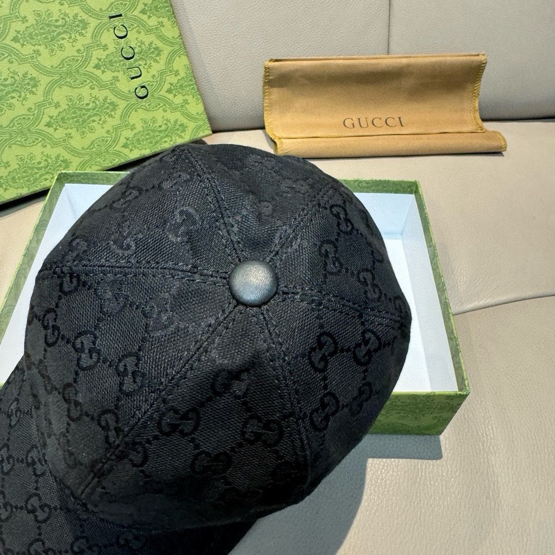 Gucci GG Canvas Baseball Cap Black - Afbeelding 5