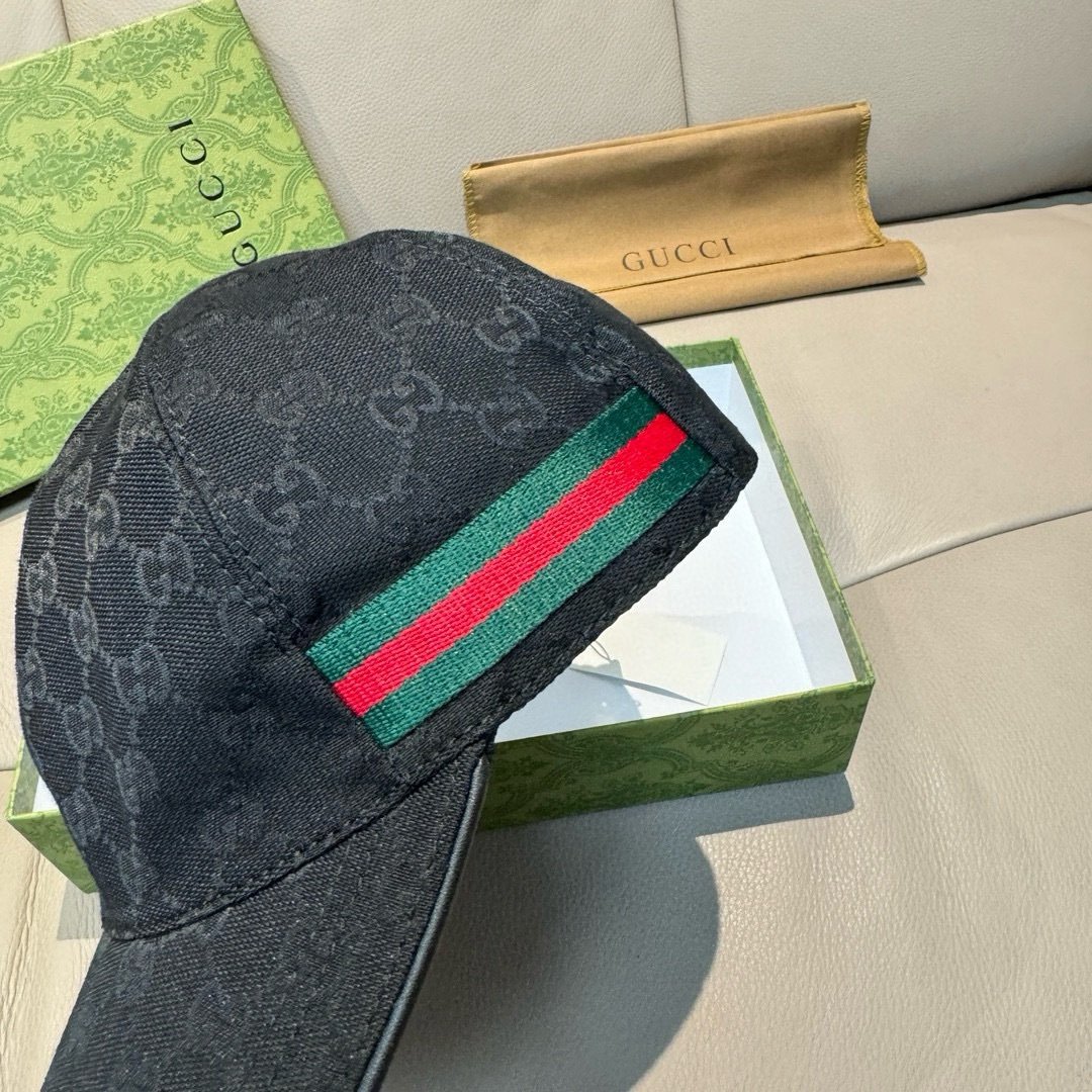Gucci GG Canvas Baseball Cap Black - Afbeelding 6