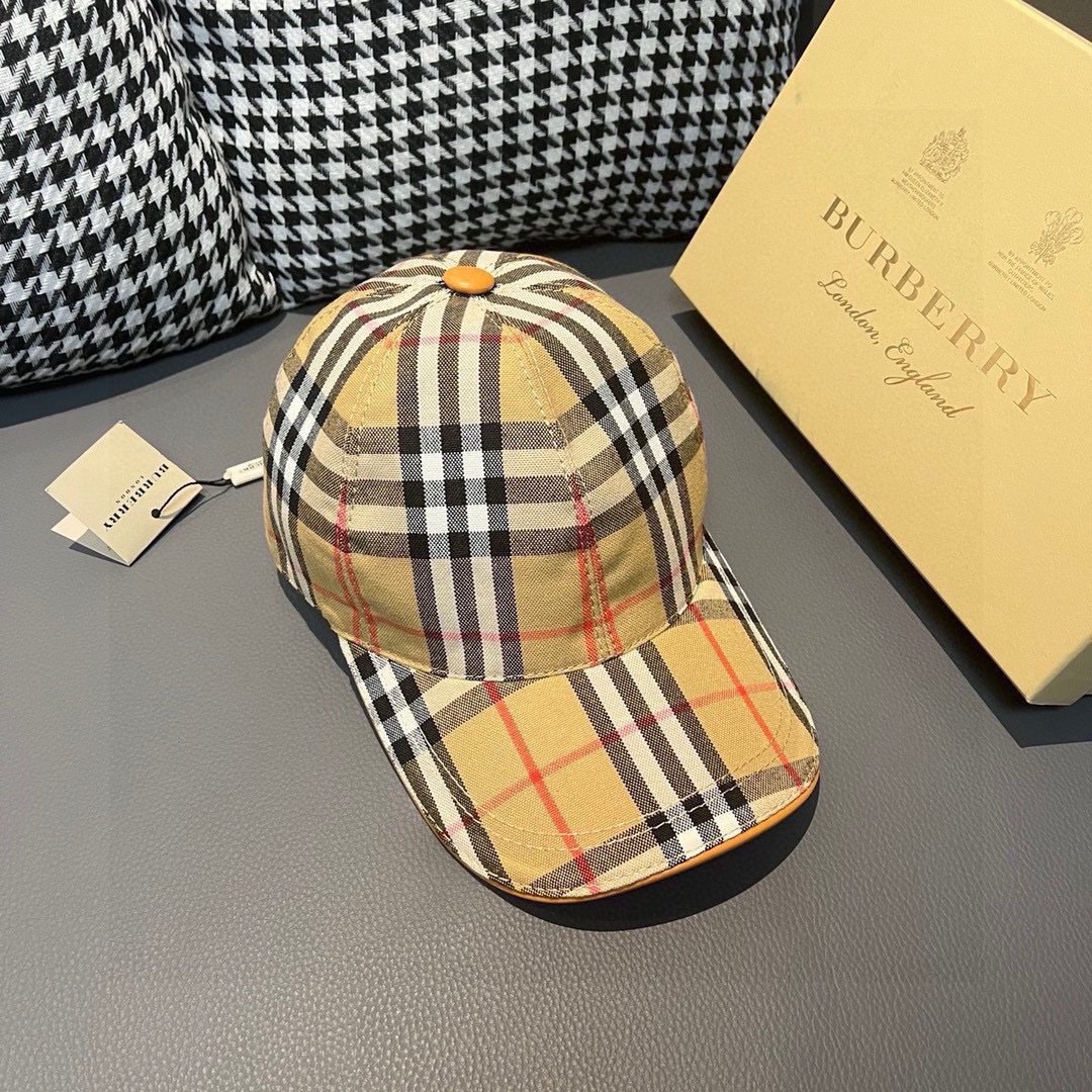 Burberry Check Cap Beige - Afbeelding 3