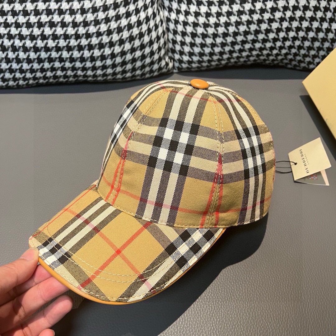 Burberry Check Cap Beige - Afbeelding 5