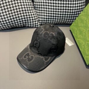 Alternative view of Gucci GG Jumbo Baseball Cap Black