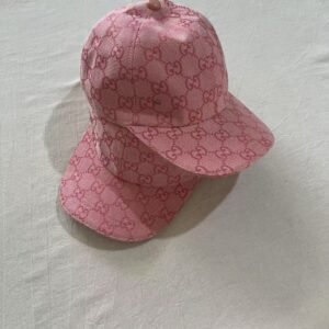 Alternative view of Gucci GG Canvas Baseball Cap Pink