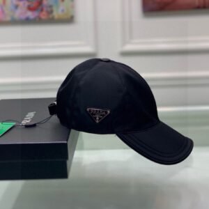 Alternative view of Prada Re-Nylon Baseball Cap Black