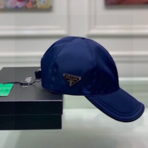 Alternative view of Prada Re-Nylon Baseball Cap Blue