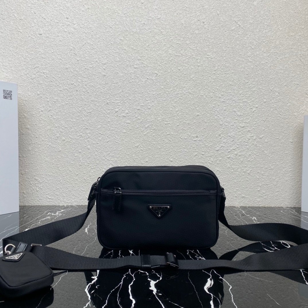 Prada Re-Nylon Shoulder Bag Black - Afbeelding 2