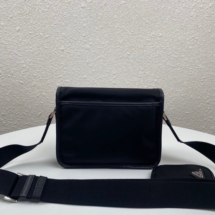 Prada Re-Nylon Saffioano Shoulder Bag Black - Afbeelding 3