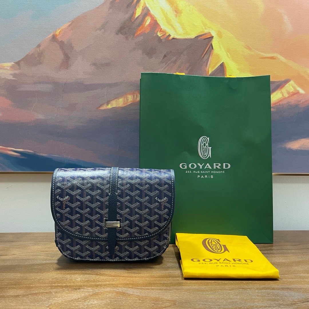 Goyard Belvedere PM Messenger Bag Navy - Afbeelding 2