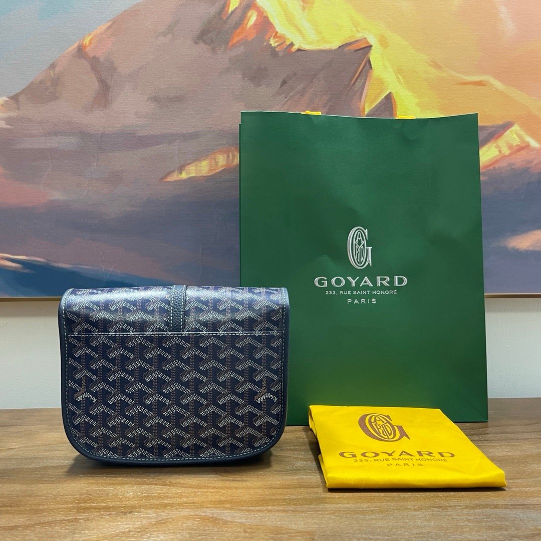Goyard Belvedere PM Messenger Bag Navy - Afbeelding 3