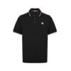 Moncler Regular Fit Polo Pique Cotton Black