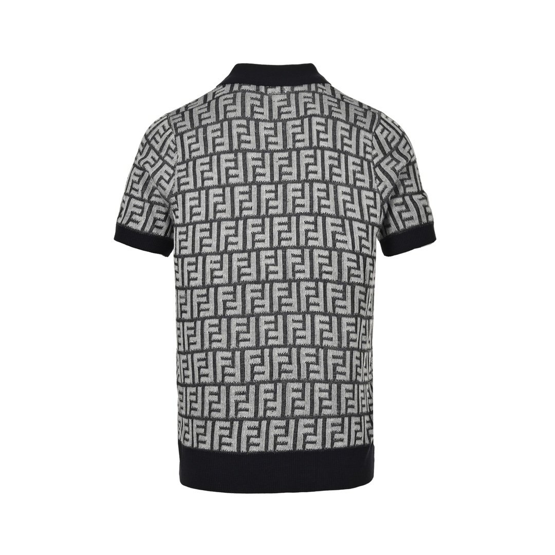 Fendi Monogram Pattern Polo Shirt - Afbeelding 4