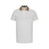 Burberry Cody Check Polo Shirt White