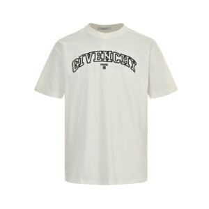 Givenchy White Logo Patch White T-Shirt