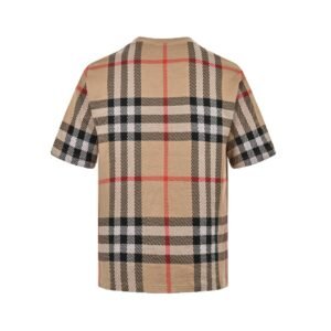 Alternative view of Burberry Check Cotton T-Shirt White/Dark Beige