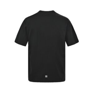 Alternative view of Givenchy Logo Print Cotton T-Shirt Black