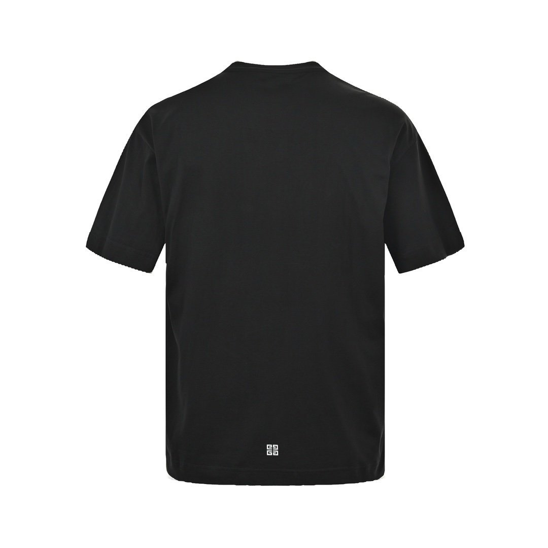 Givenchy Logo Print Cotton T-Shirt Black - Afbeelding 2