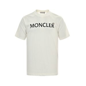 Moncler Logo White Cotton T-Shirt