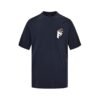 Fendi FF Print Cotton T-Shirt Navy