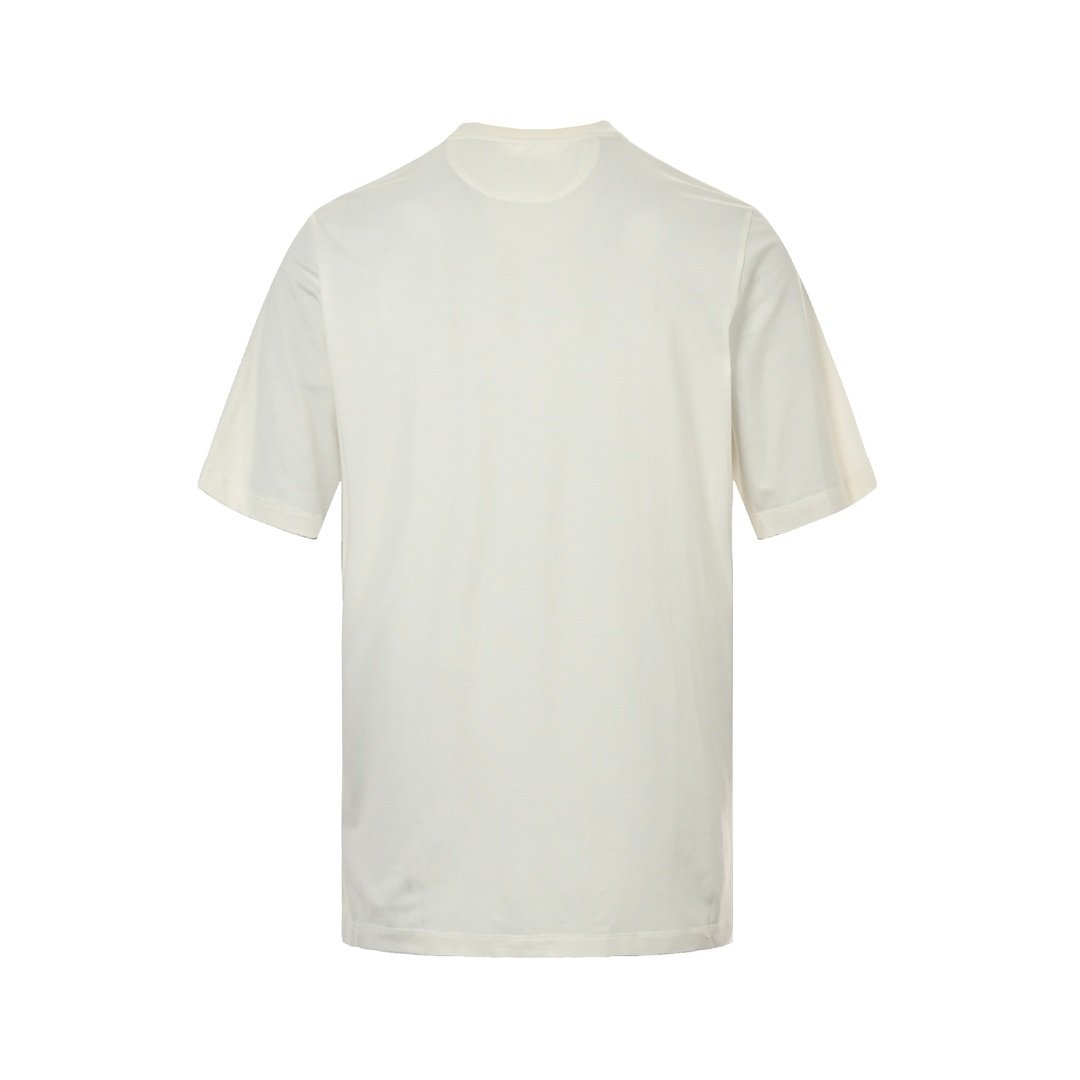 Fendi FF Print Cotton T-Shirt White - Afbeelding 2