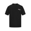 Balenciaga Black Logo Print Jersey Oversized T-Shirt