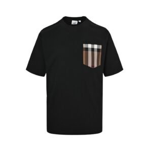 Burberry Graphic Print Crew Neck T-Shirt Black