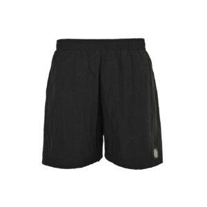 Stone Island Logo Black Swim Shorts