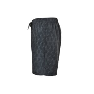 Alternative view of Fendi FF Logo Swim Shorts In Black