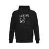 Loewe Anagram Logo Embroidered Black Pull Over