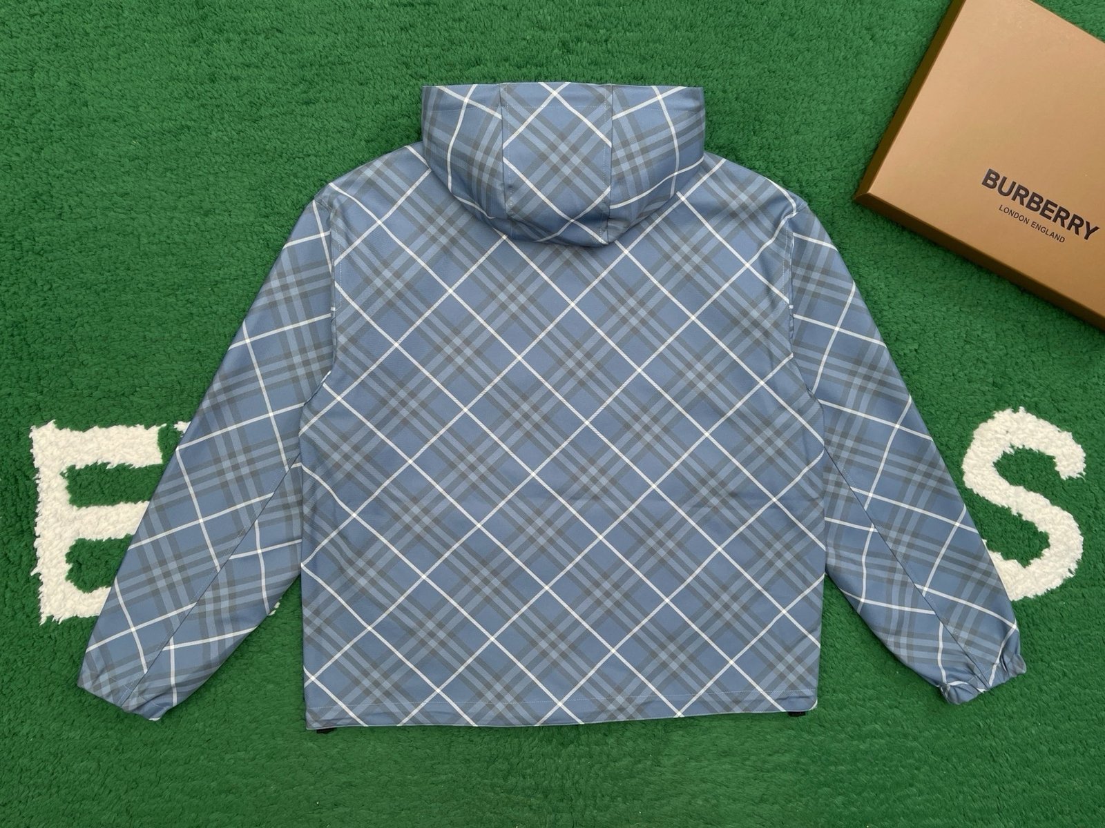 Burberry Light Blue Reversible Windbreaker - Afbeelding 3