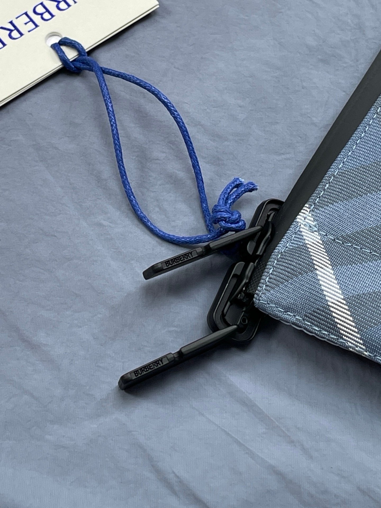 Burberry Light Blue Reversible Windbreaker - Afbeelding 9