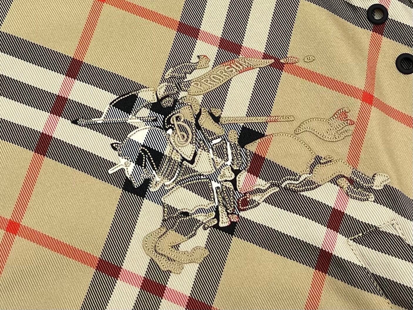 Burberry Check Jacket In Sand - Afbeelding 7