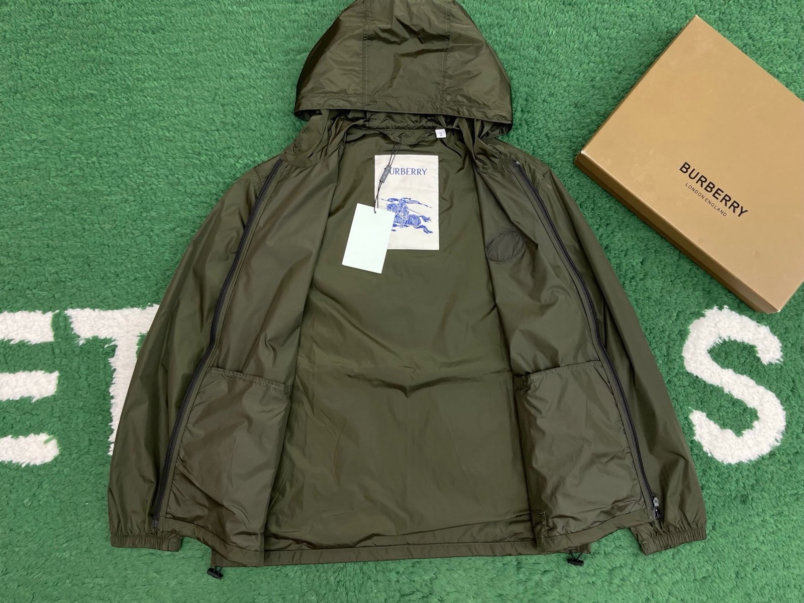 Burberry Green Light Jacket Newport - Afbeelding 4