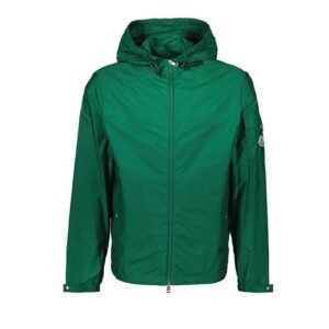 Moncler Etiache Jacket Logopatch In Green