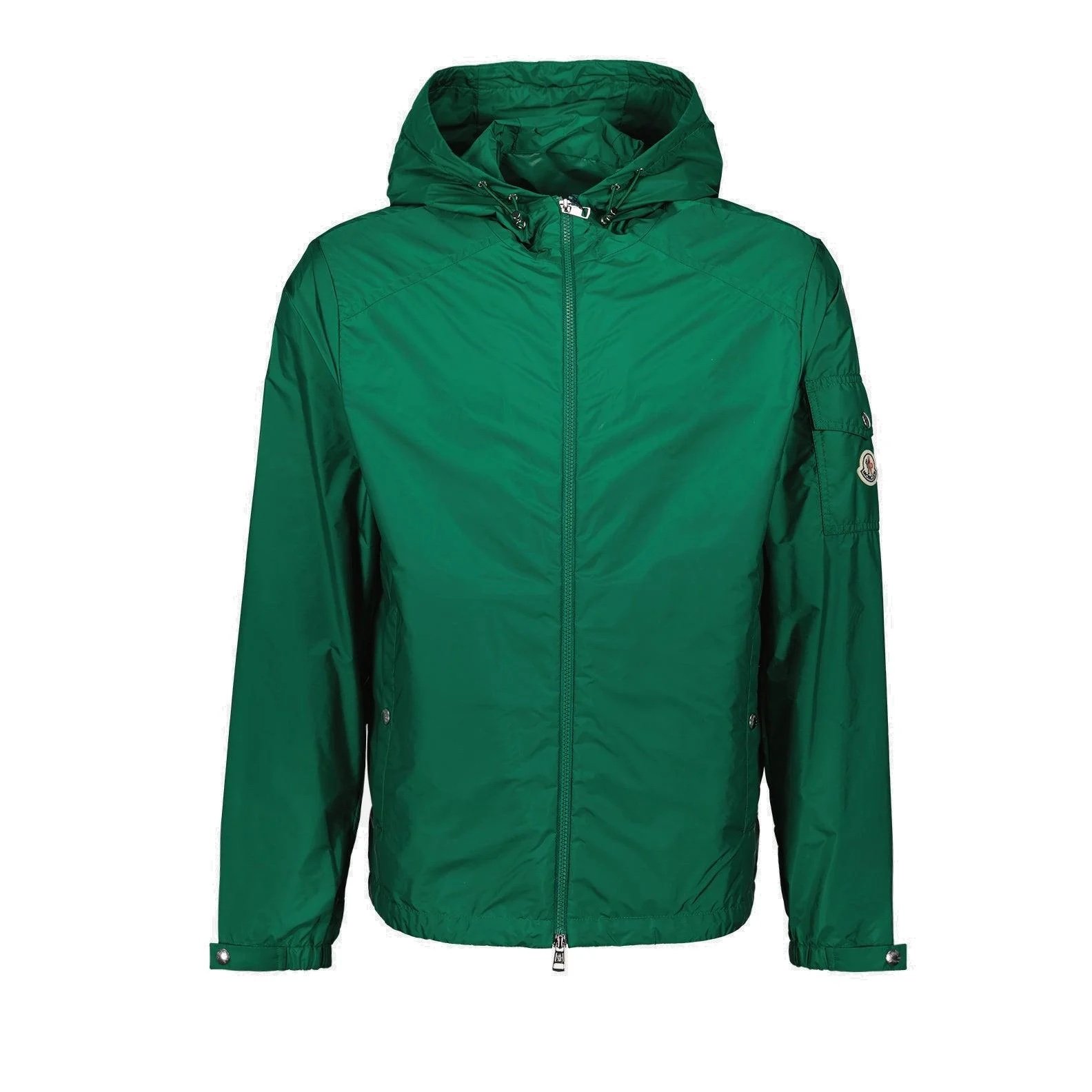 Moncler Etiache Jacket Logopatch In Green