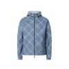 Burberry Light Blue Reversible Windbreaker