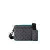 Louis Vuitton Trio Messenger Bag Grey Blue