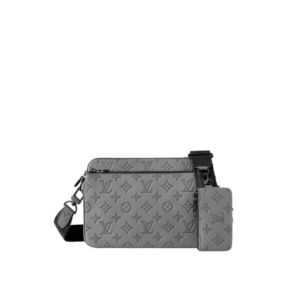 Louis Vuitton Trio Messenger Bag 3D Monogram Grey