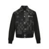 Louis Vuitton Mix Leather Varsity Blouson Black