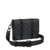 Louis Vuitton Trunk Messenger Bag Monogram Black