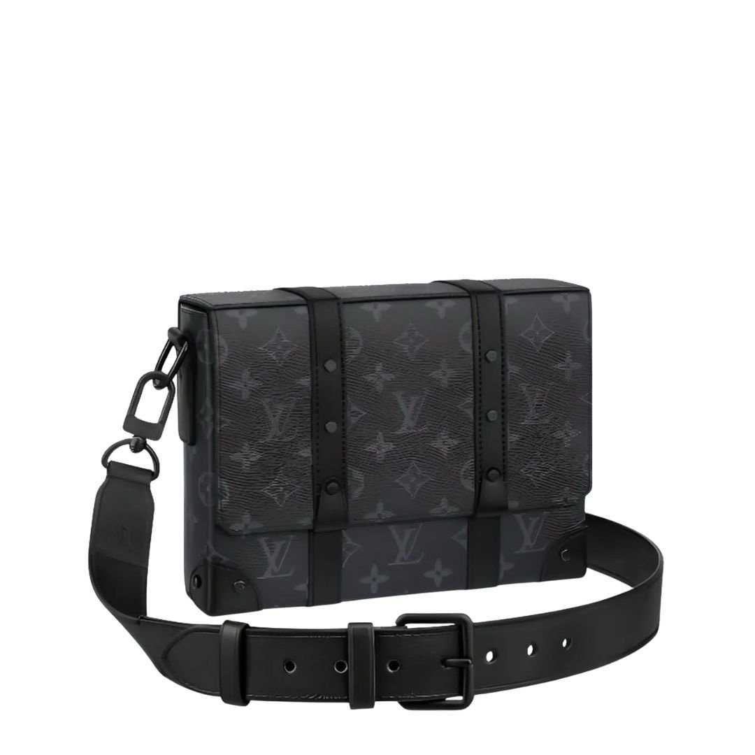 Louis Vuitton Trunk Messenger Bag Monogram Black
