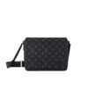 Louis Vuitton PM District Monogram Messenger Bag Black