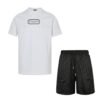 Dior 2-Piece Summer Set White Black