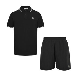 Stone Island 2-Piece Summer Set Black