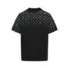 Louis Vuitton Gardient Cotton          T-Shirt Black White