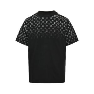 Louis Vuitton Gardient Cotton          T-Shirt Black White