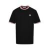 Moncler Tricolor Jersey T-Shirt Black