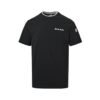 Moncler Crew Neck T-Shirt Logo In Black